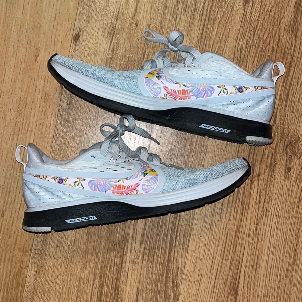 Nike Floral Athletic Shoes
